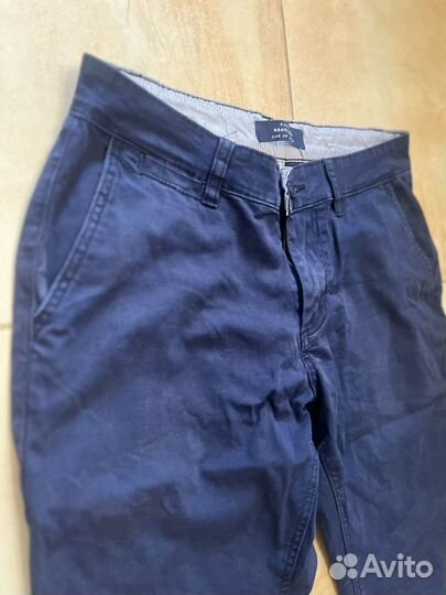 Брюки мужские синие р 48