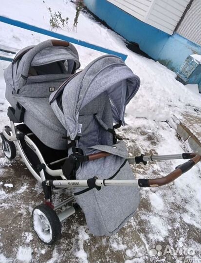 Коляска для двойни 2 в 1 FD-Design Zoom
