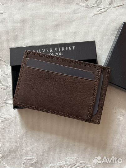Кардхолдер silver street london нат кожа