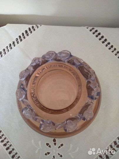 Блюдо Дулево, тарелки, стаканы СССР, Богемия