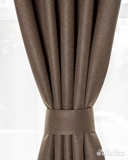 Комплект портьер блэкаут Массимо Цикорий шторы