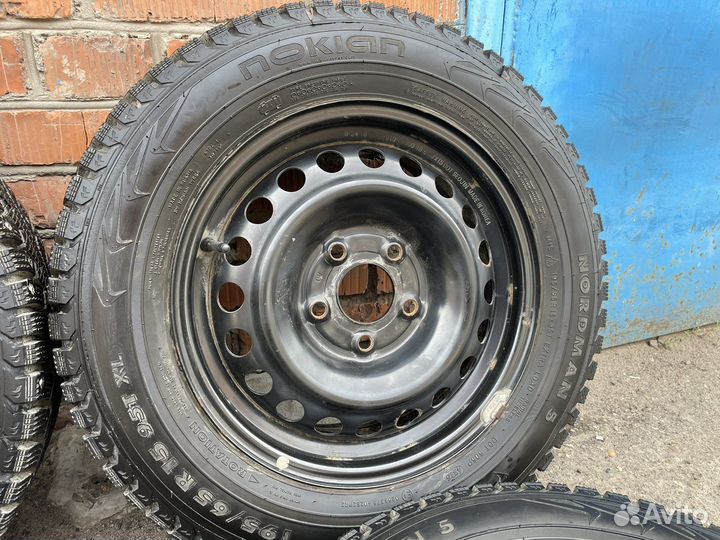 Зимние колеса R15, 5:114.3, Цо 67.1, 195/65/15