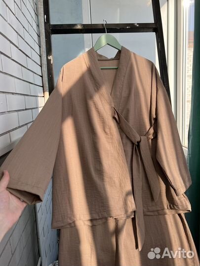 Костюм кимоно с юбкой