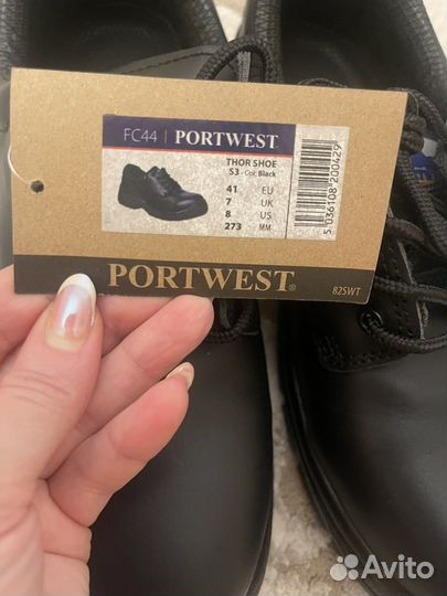 Рабочие ботинки с металлическим носком Portwest