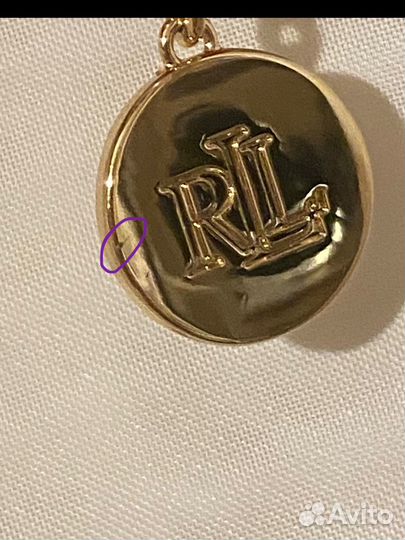 Новый шарм подвеска Ralph Lauren с лого ориг