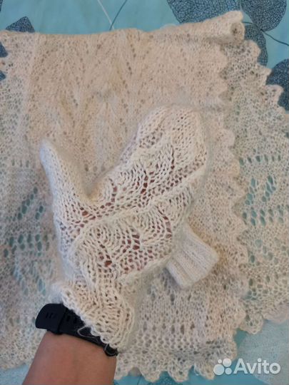 Шаль пуховая, хомут