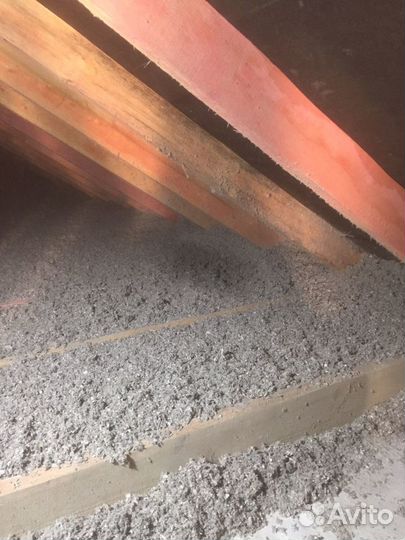 Утеплитель эковата безшовный для кровли, стен