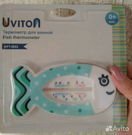 Термометр для ванной 0+