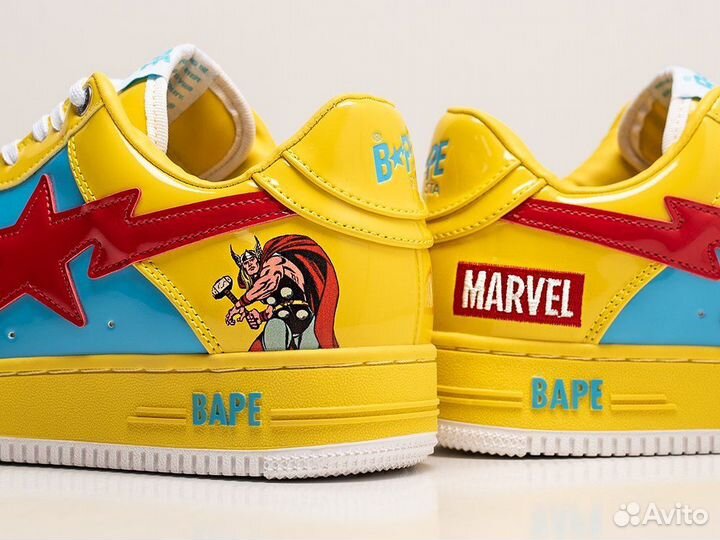 Кроссовки Marvel x bape Sta Force 1 low B35870