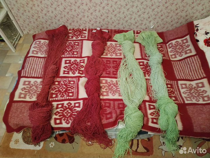 Нитяные шторы-лапша кисея тюль