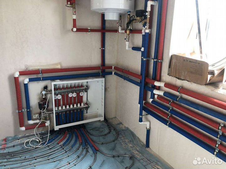 Монтаж теплого водяного пола и система отопления