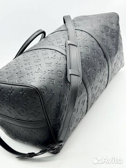 Дорожная сумка Louis Vuitton LV чёрная