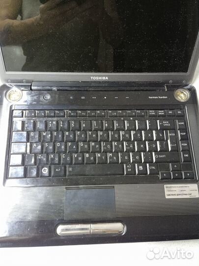 Ноутбук toshiba на запчасти