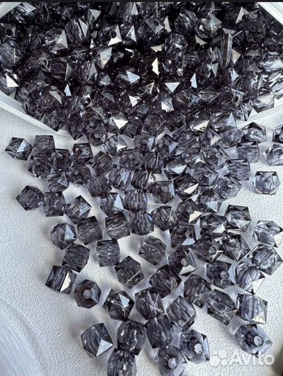 Акриловые бусины 500гр