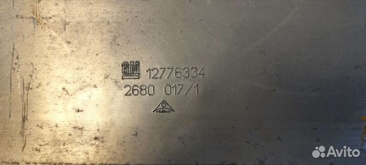 Усилитель бампера chevrolet cruze задний