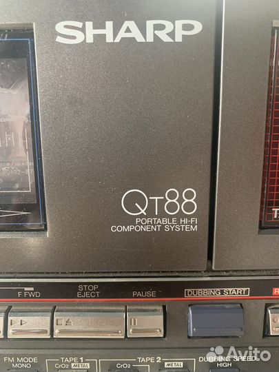 Магнитофон sharp QT 88