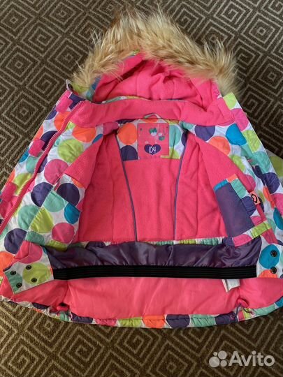 Зимний костюм для девочки 104