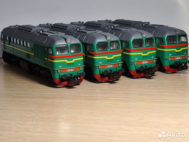 Новые тепловозы М62 сжд СССР 1/87 HO