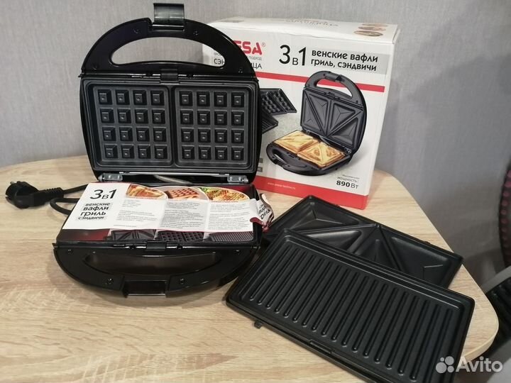 Мультипекарь, вафельница, сэндвеничица Ареса
