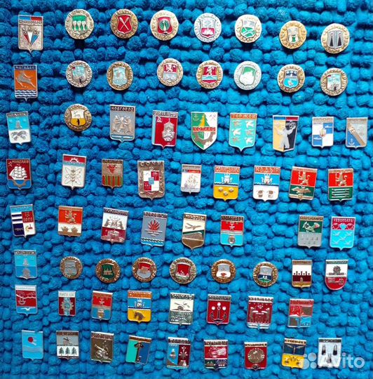 Значки гербы городов (