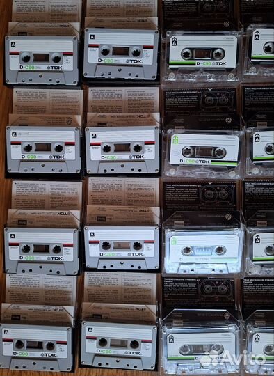 Аудиокассета TDK C-90 разные модели