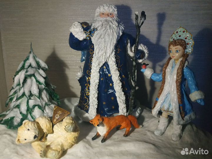 Дед Мороз из ваты