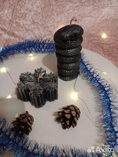 Подарочный набор свечей ручной работы