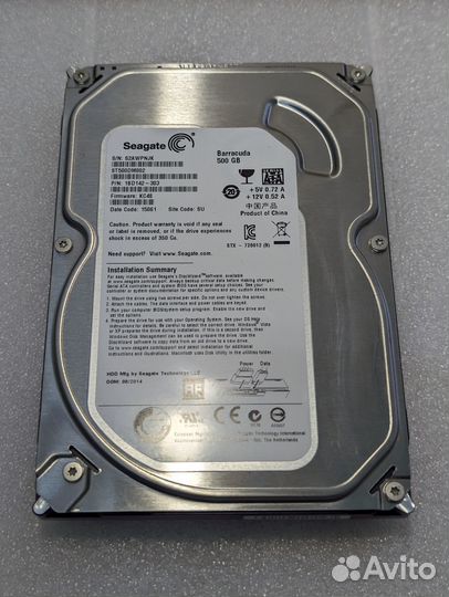 Жесткий диск Seagate 500Gb 3,5
