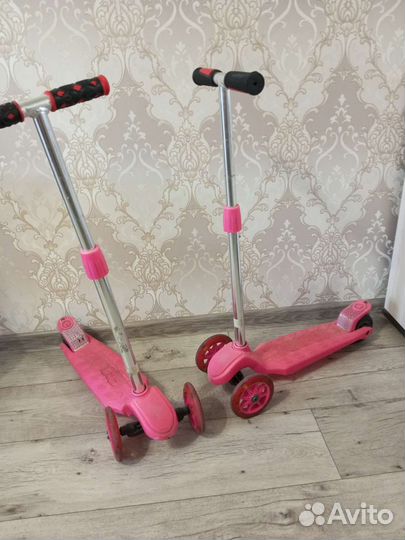 Самокат детский трехколесный бу