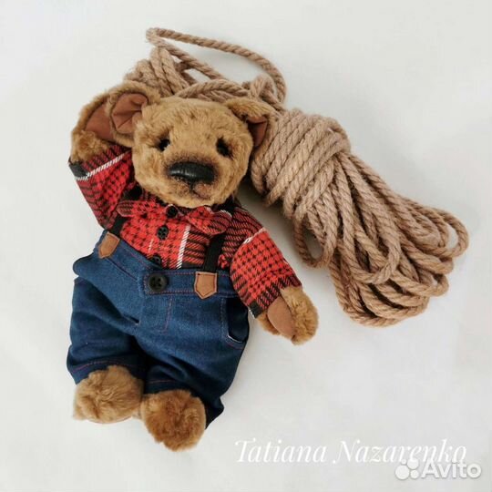 Коллекционная игрушка Мишка Тедди ручная работа