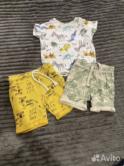 Пакет одежды на мальчика 74 размер