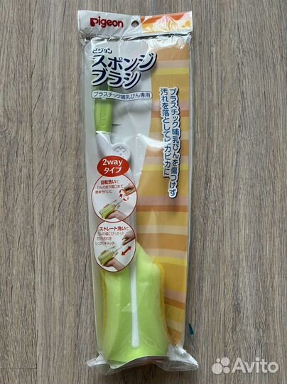 Ершик для мытья бутылочек pigeon