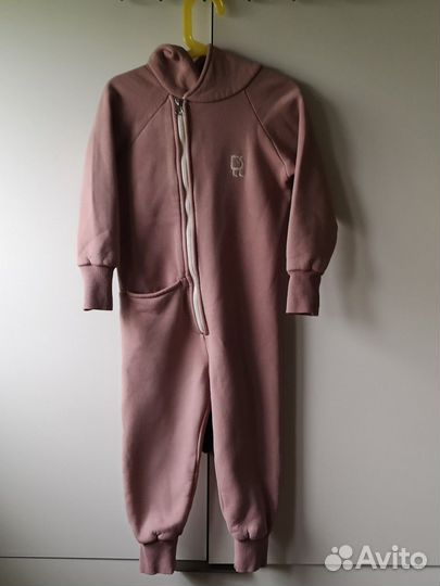 Комбинезон на флисе на девочку 110см