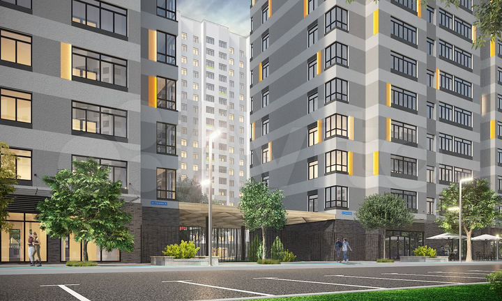 Квартира-студия, 25,2 м², 6/17 эт.