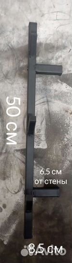 Ключница/Вешалка в стиле Loft настенная,черная