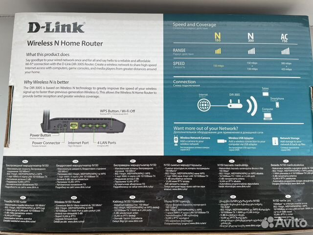 Wifi роутер D-link Dir 300S