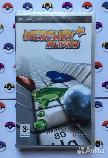 Mercury Meltdown PSP PlayStation Portable Новый