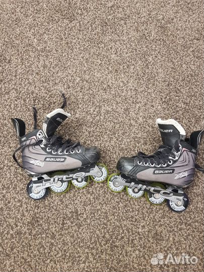 Роликовые коньки хоккейные детские