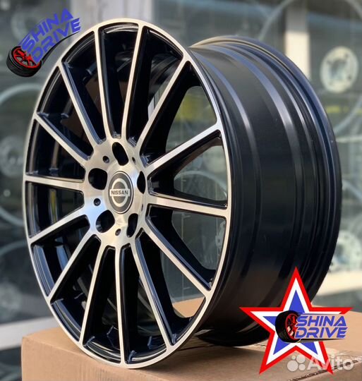 Диски Nissan R18 5x114,3 Black Groove Gloss