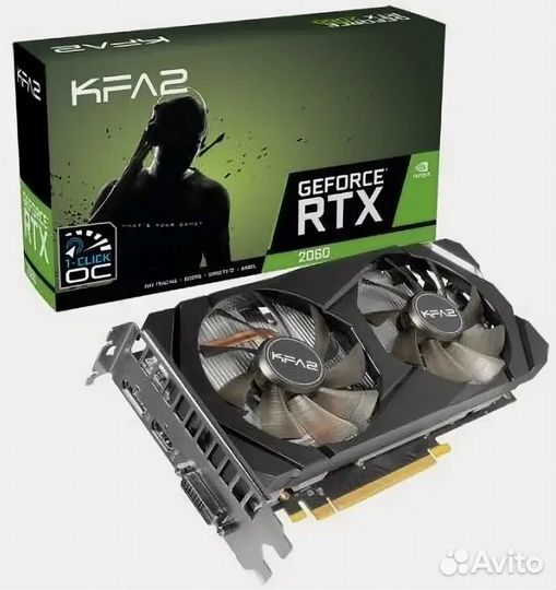 Видеокарта KFA2 Geforce RTX 2060 гарантия днс