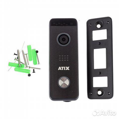 AT-I-D21F Black Вызывная панель atix видеодомофона