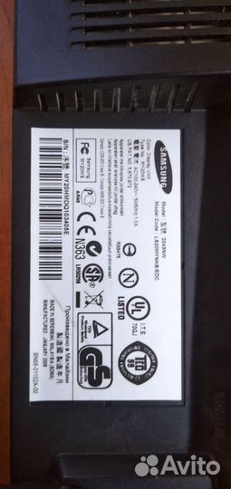 Монитор Samsung syncmaster 2043NW