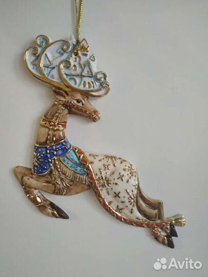 Олень верже ёлочное украшение