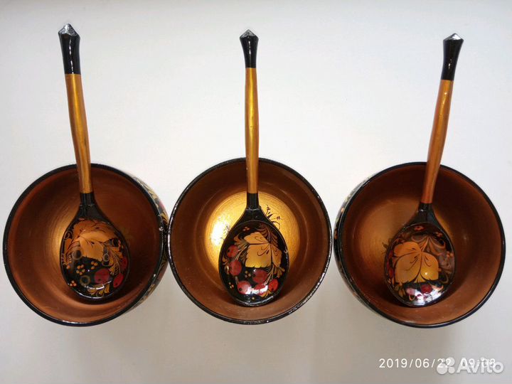 Хохлома.Набор столовой посуды