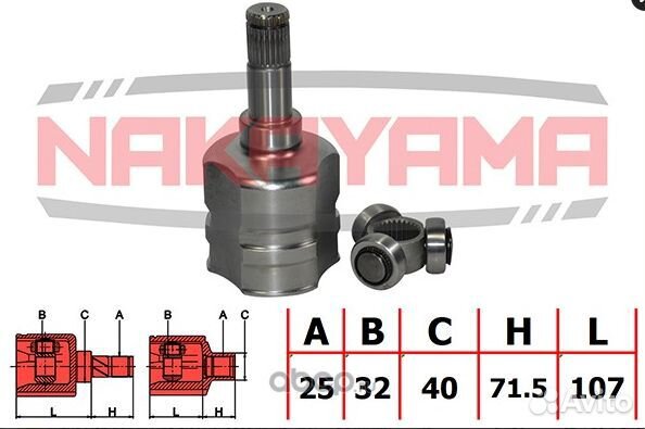Шрус внутренний Крайслер Додж