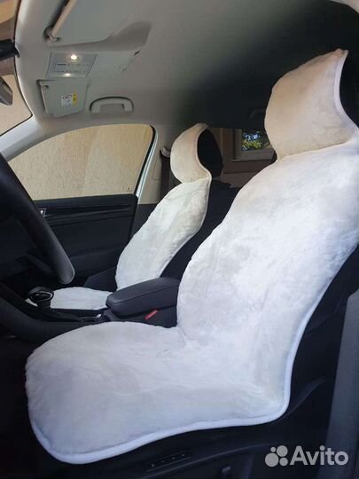 Меховые накидки натуральные на сидения автомобиля