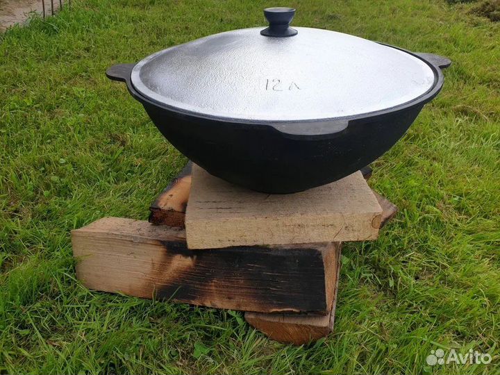 Казан чугунный узбекский