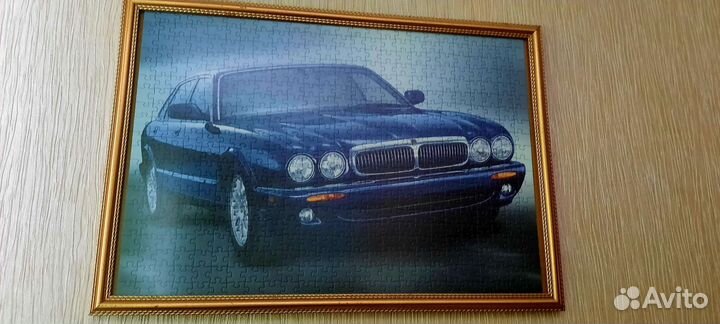 Картины из пазлов в рамке