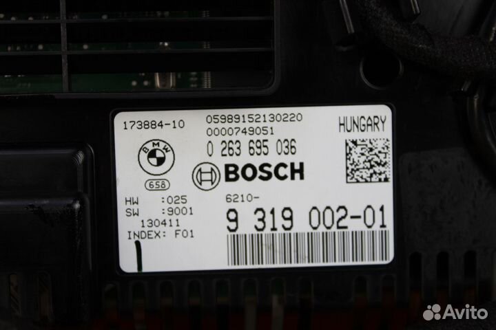 Щиток приборов BMW 5-Series F10 B47D20 62109319002