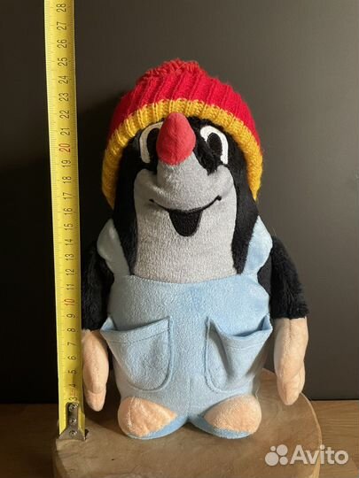 Кротик игрушка, Чехия, 24 см, оригинал